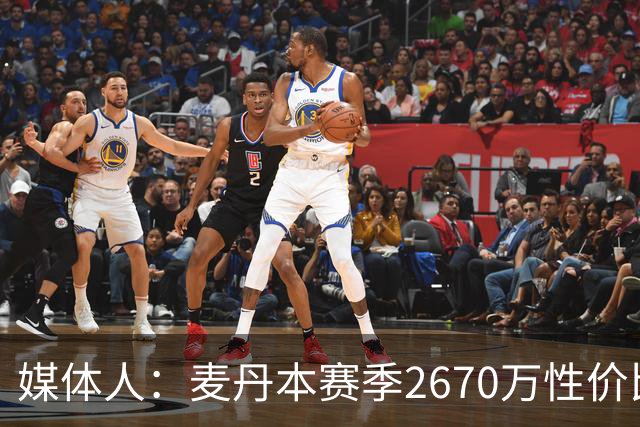 媒体人：麦丹本赛季2670万性价比超高 他有球队需要的任何东西